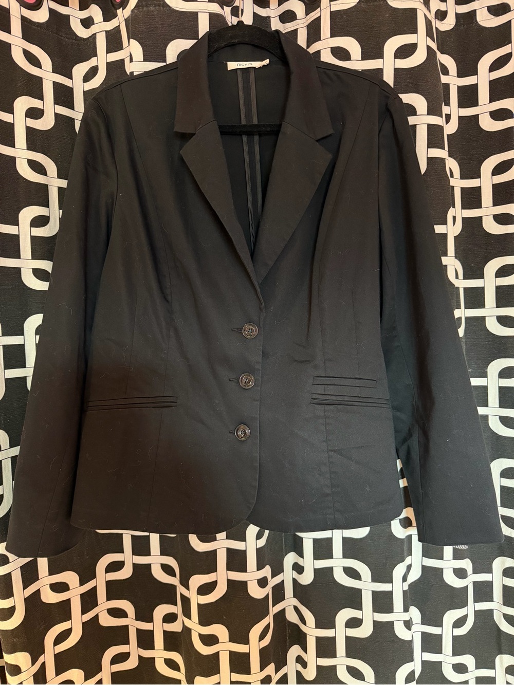 Vintage Cotton-Blend Blazer